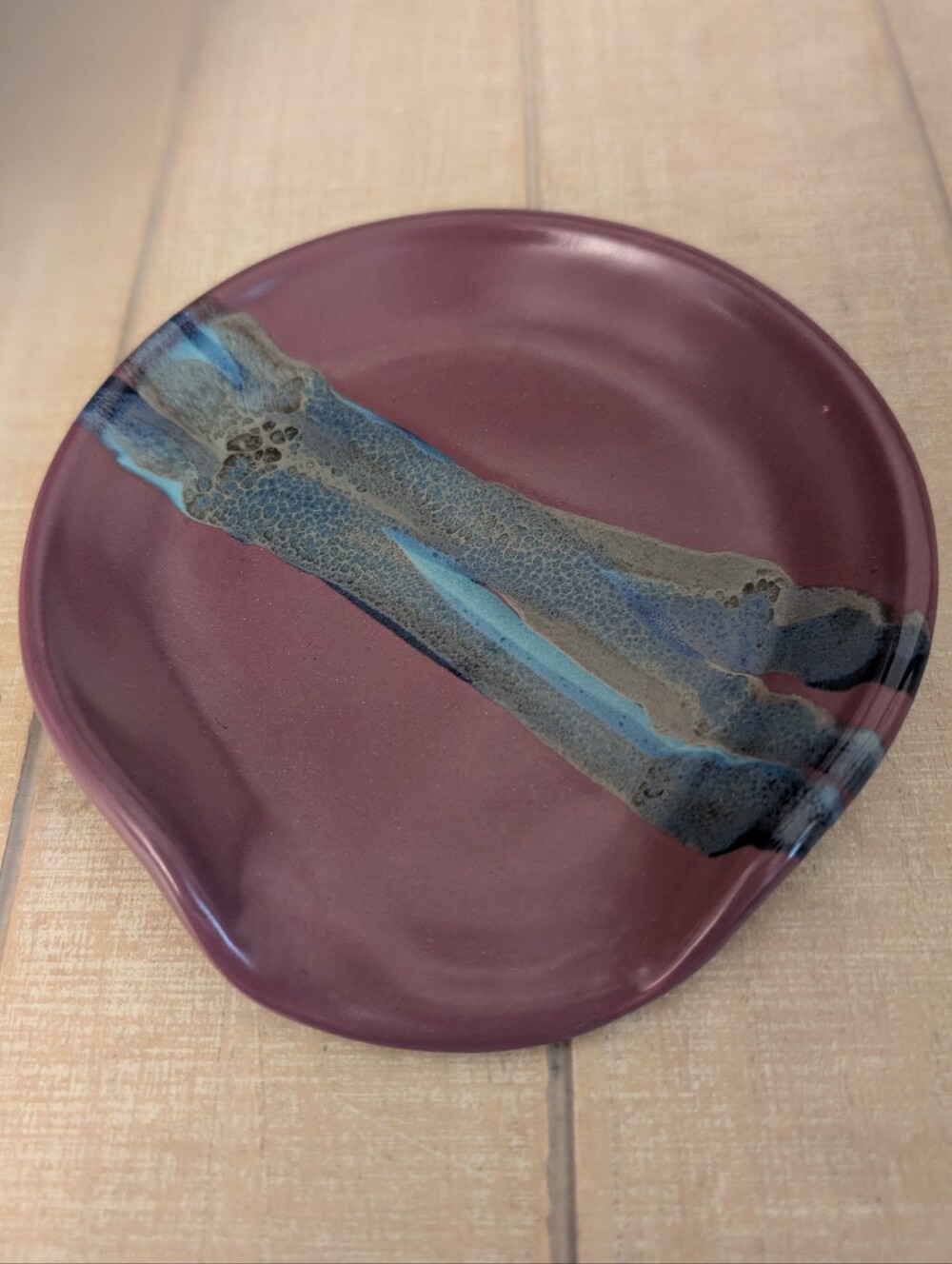 Neher Art Pottery Handmade Ceramic Spoon Rest